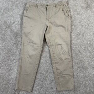 Everlane Athletic Fit Chino Pants 38x32 Khaki Cotton Stretch Casual Everyday